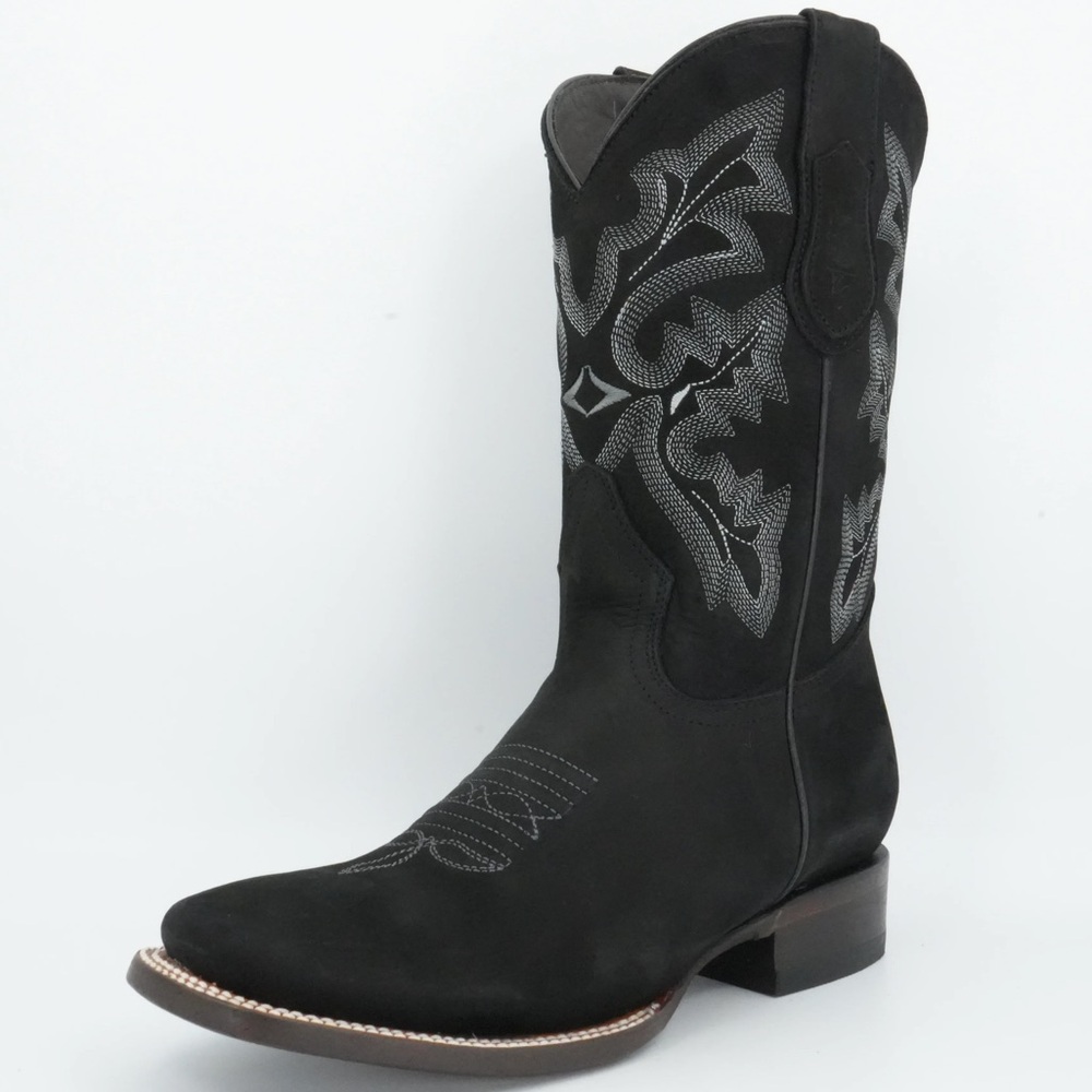 NEW VAQUERO Signature Boot Rodeo Square Toe US W6 Black 2555011601
